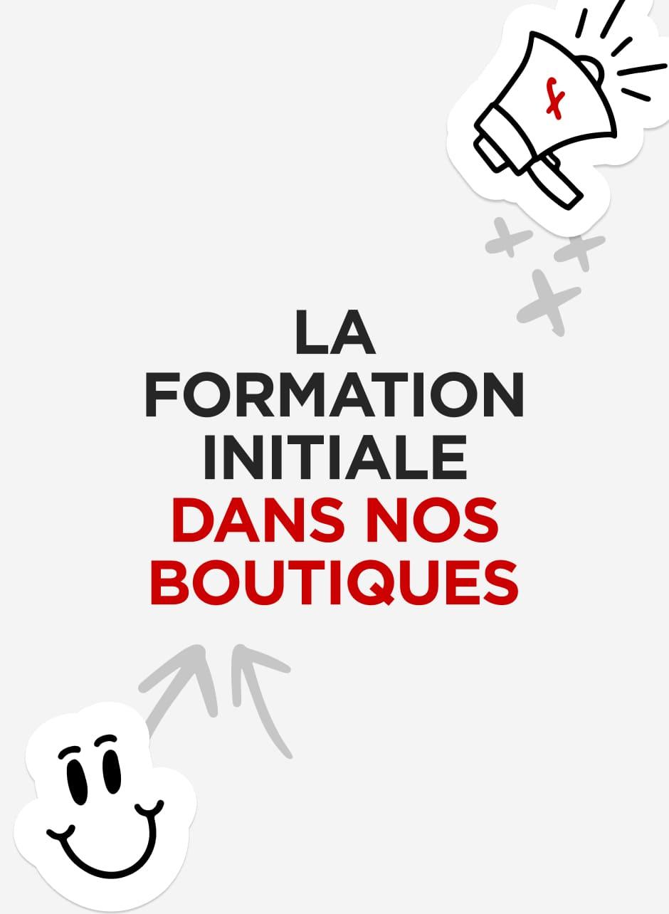 Le parcours de formation initiale d'un conseiller boutique